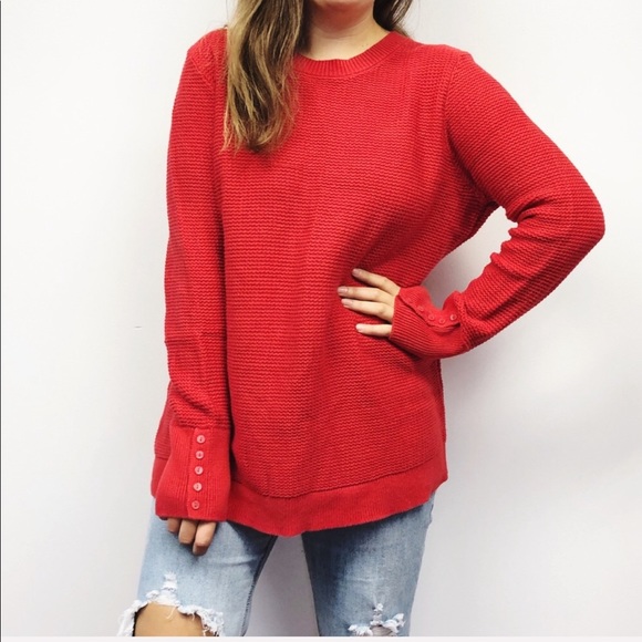 pink clover pullover